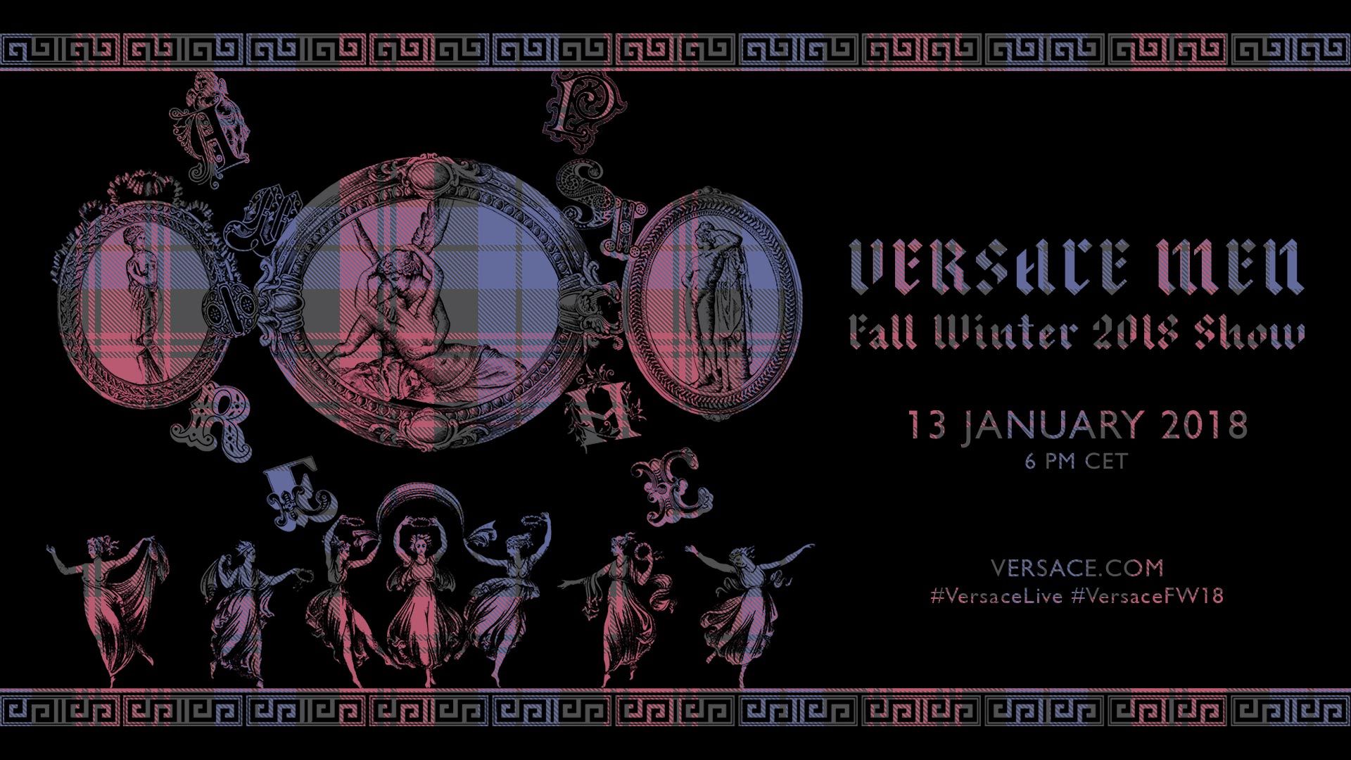 Live: Versace Fall/Winter 2018 Men’s Fashion Show 14/1 1am