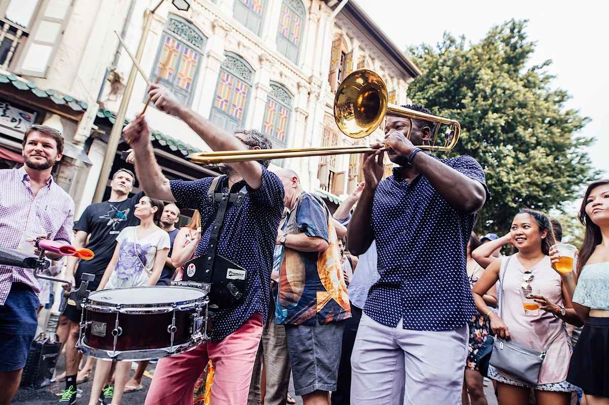 Spend this Sunday afternoon chowing through Amoy Street’s block party, Bites & vibes