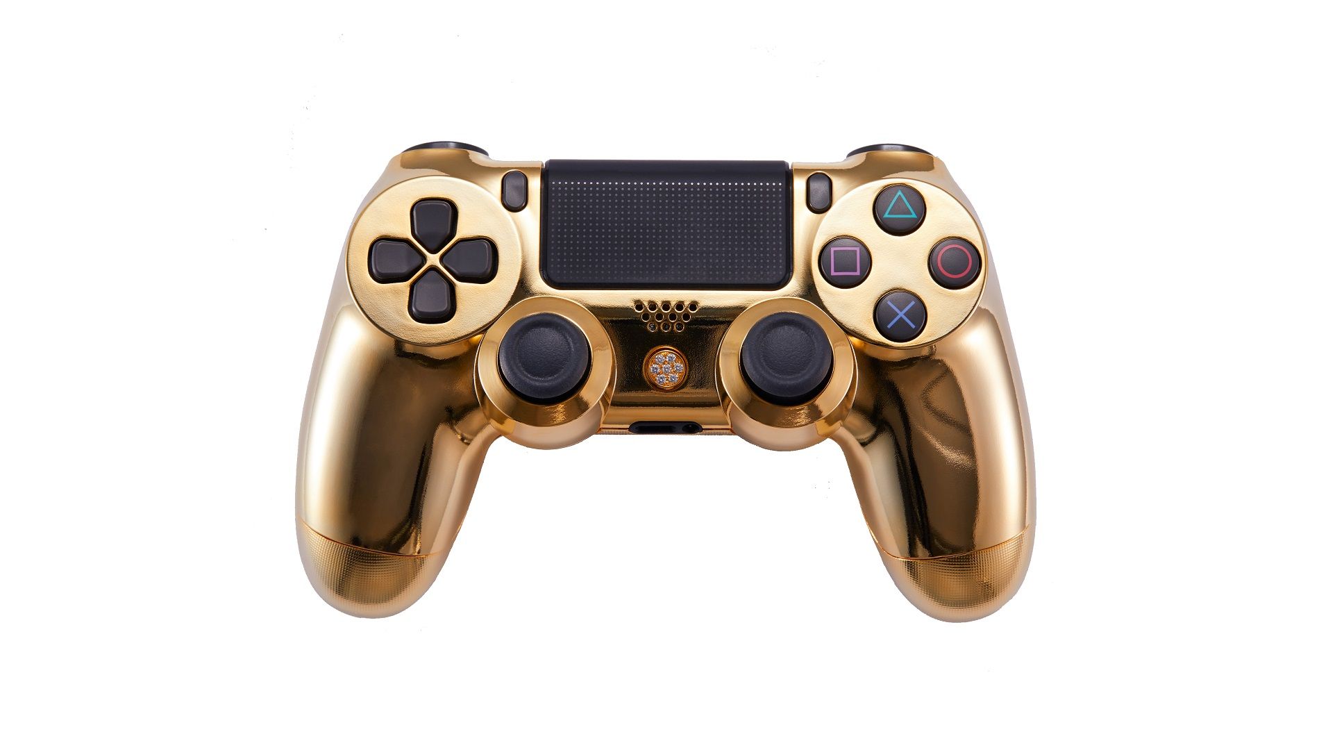Will a gold-plated, diamond-encrusted gaming controller help you aim better?