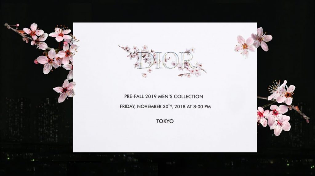 Watch Dior Homme’s historic Tokyo pre-fall 2019 show here – stream live at 7pm, 30 November