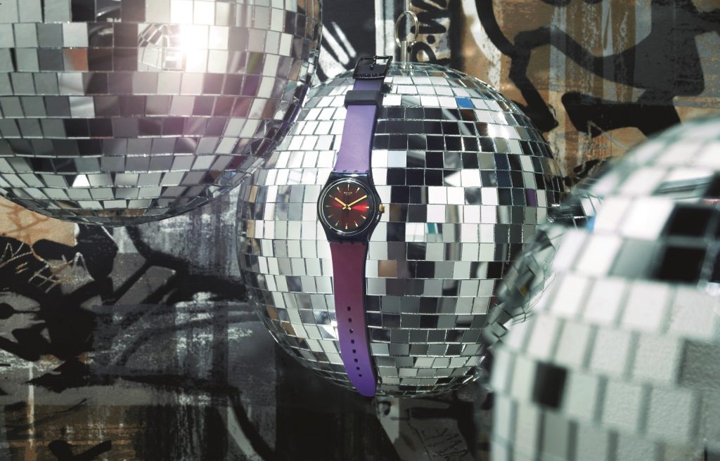 Dress things up this festive season with the Swatch Deep Wonder