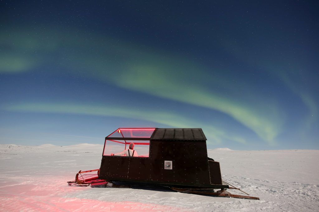 Can’t top this: Watch the Northern Lights from this ‘hotel on skis’ in the Arctic