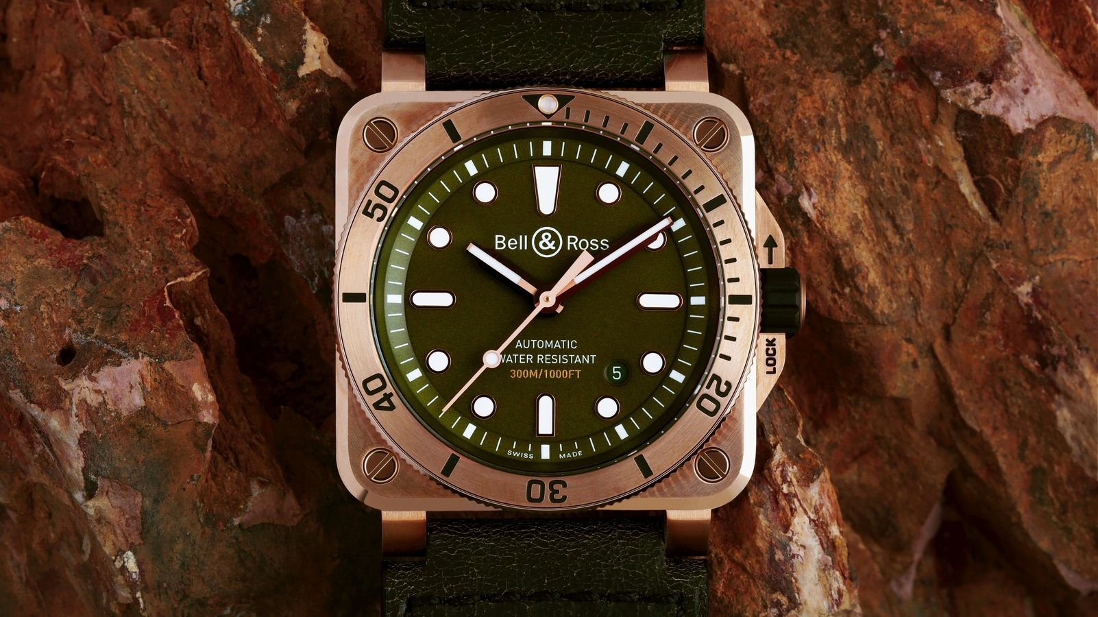 Check out the handsome limited-ed BR03-92 Diver Bronze watch from Bell & Ross