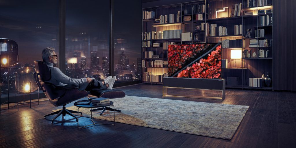 LG’s groundbreaking “rollable” TV is the perfect 2019 addition to your penthouse