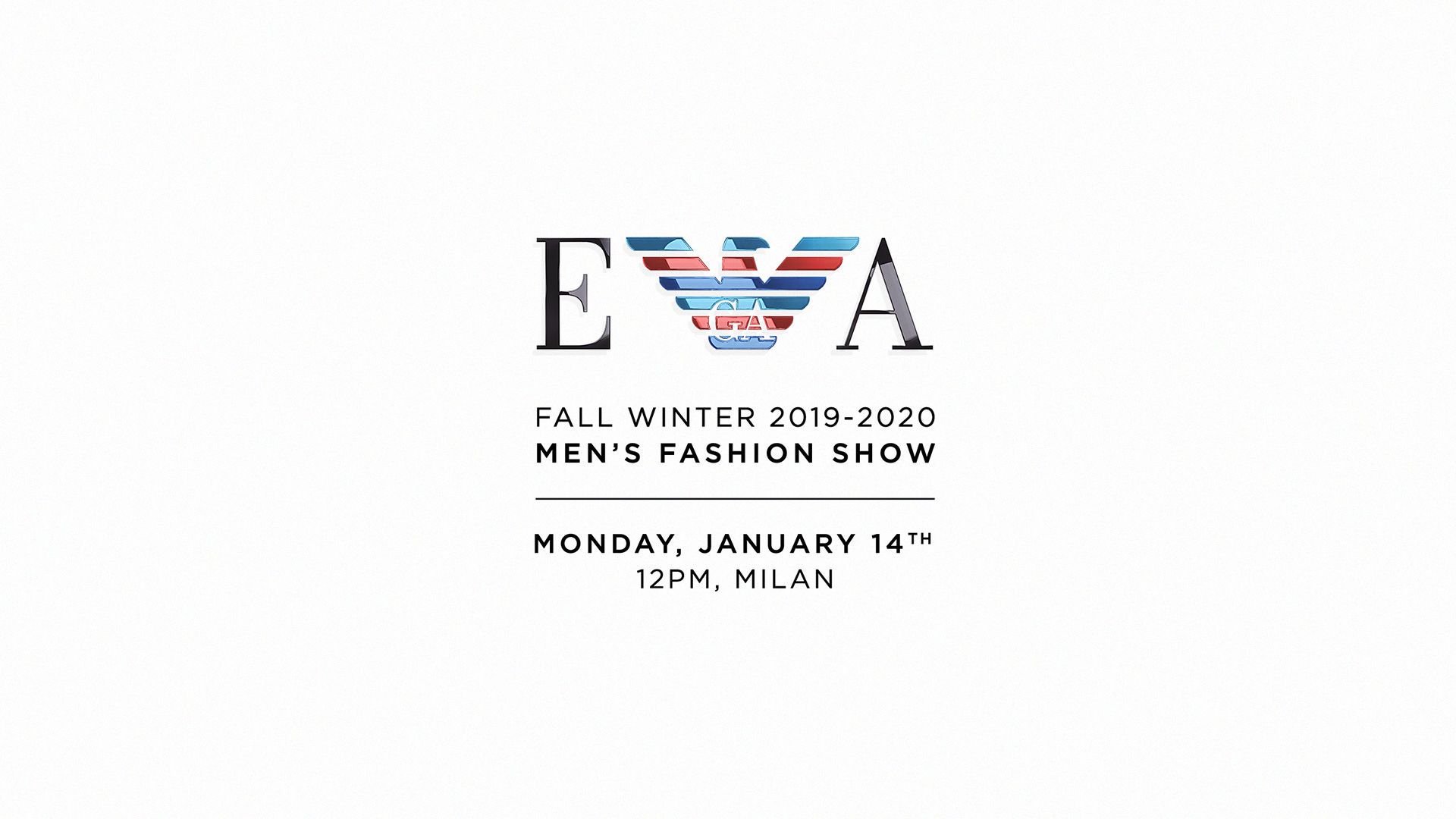 Livestream: Emporio Armani Menswear Fall/Winter 2019/2020 Fashion Show