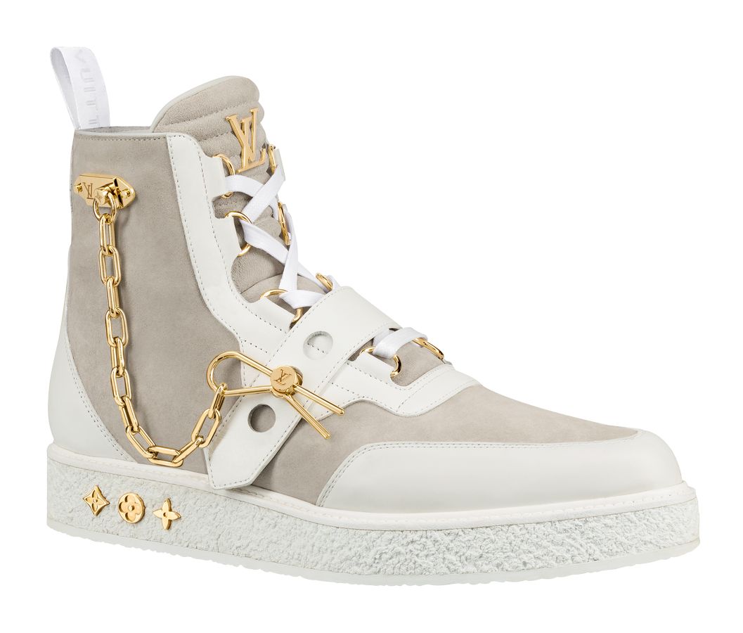 LOUIS VUITTON LV CREEPER ANKLE BOOT FROM SS 19 SHOW, - Depop