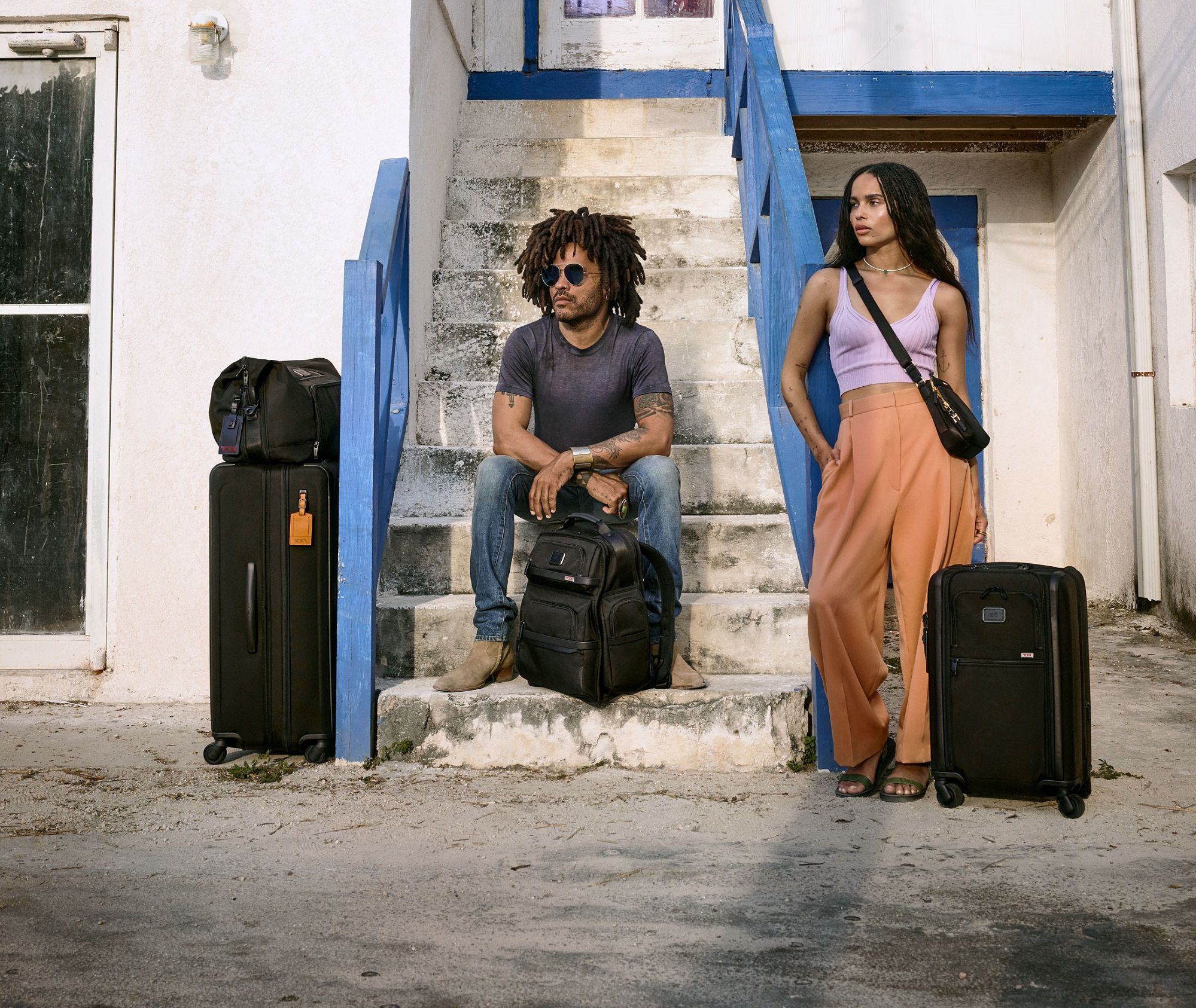 Lenny Kravitz & Zoë Kravitz: #PerfectingTheJourney with TUMI in Latest Global Campaign