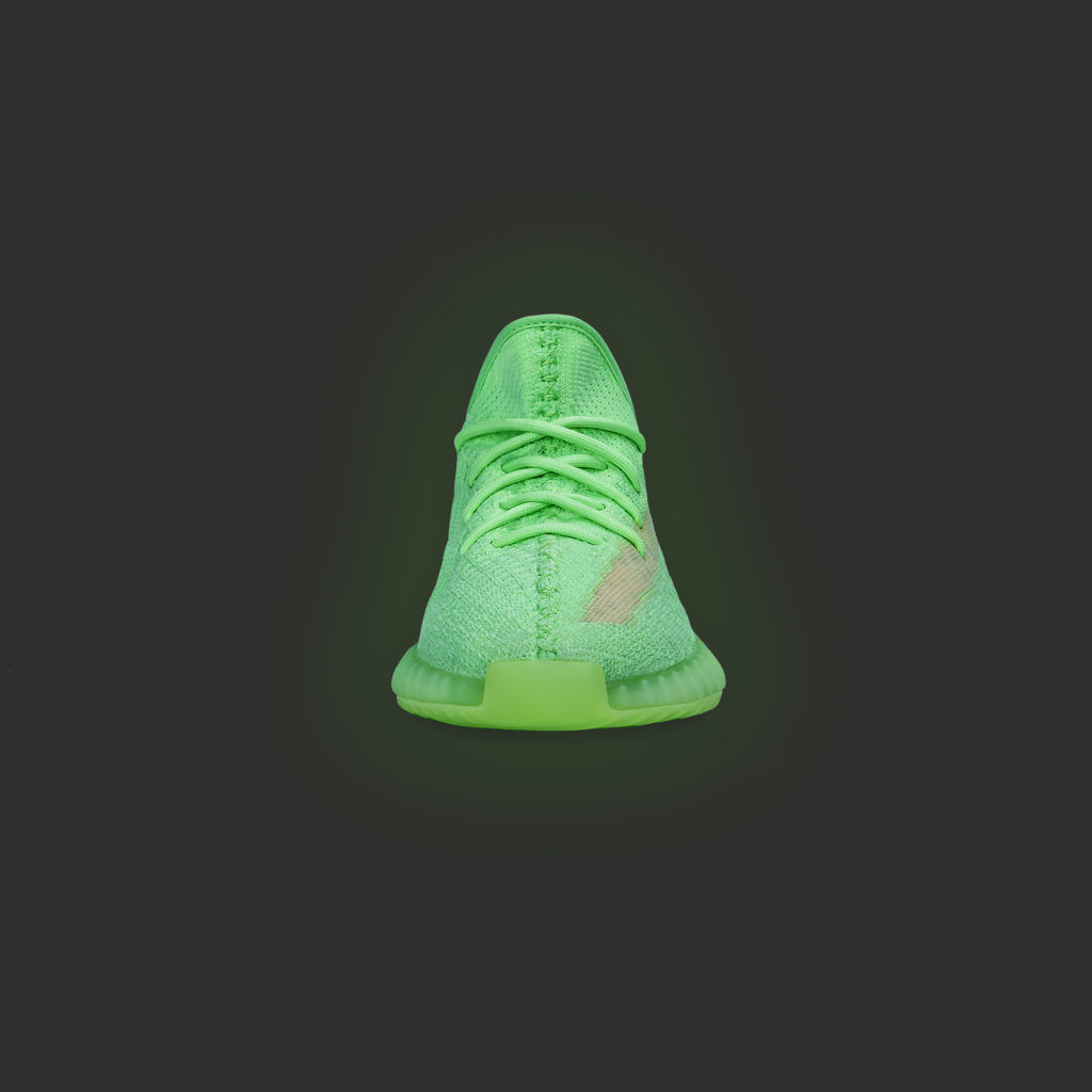 New yeezys glow hot sale in the dark