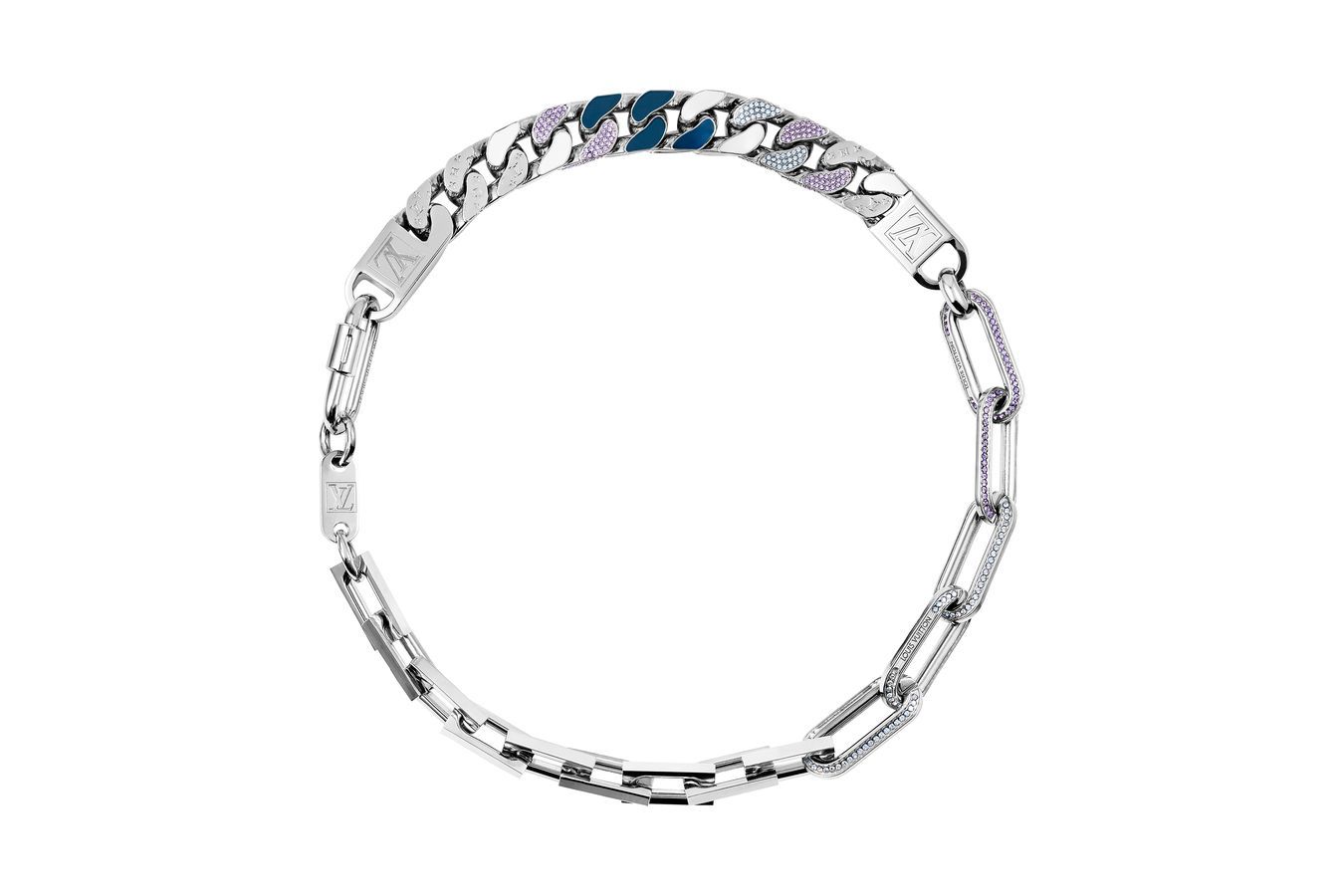 Louis Vuitton Ceramic Chain Bracelet Rainbow