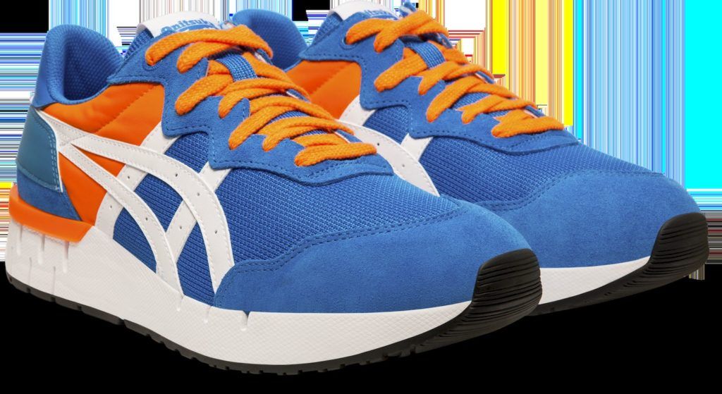 Channels the 90s vibe with the new Onitsuka Tiger Rebilac Runner