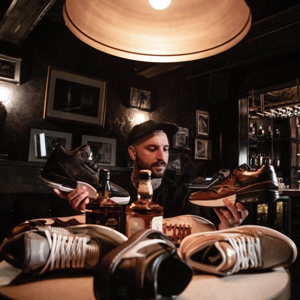 A toast to Jack Daniel’s sneaker collaboration with The Shoe Surgeon