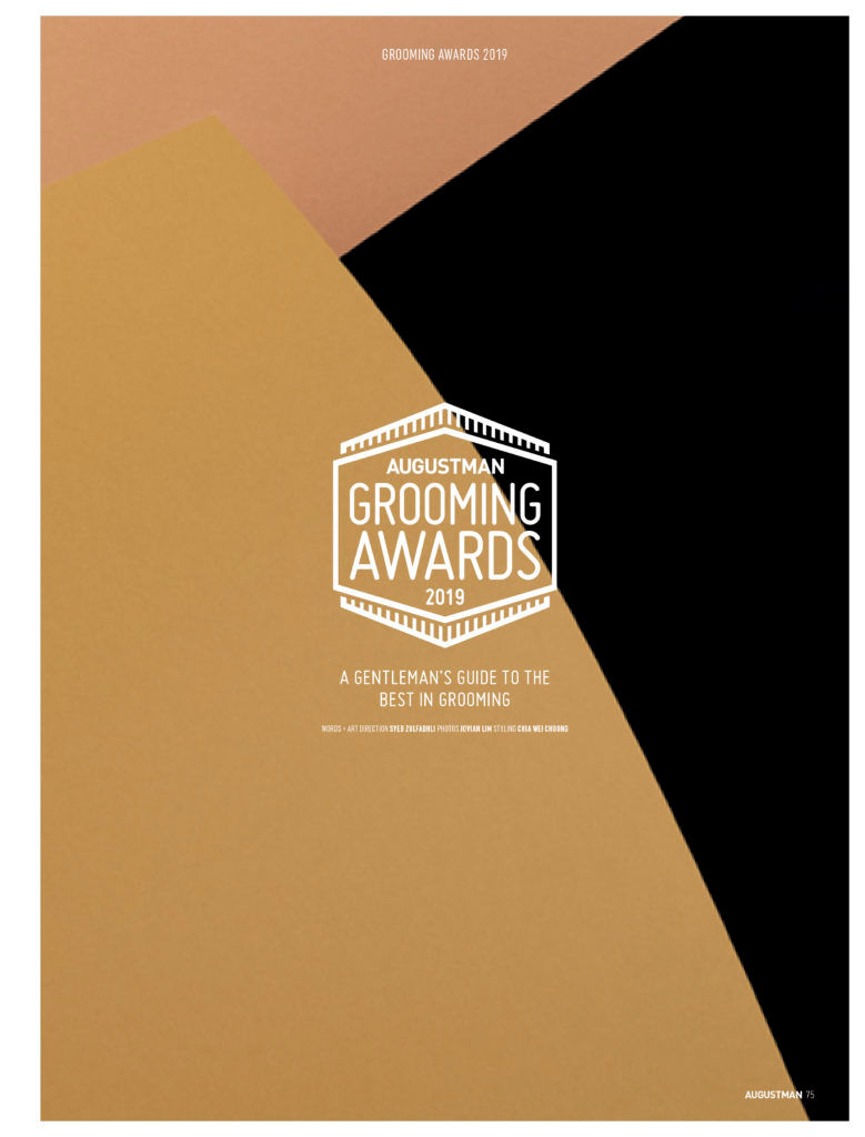 AUGUSTMAN Grooming Awards 2019: Best Men’s Facial Products + Treatment Services