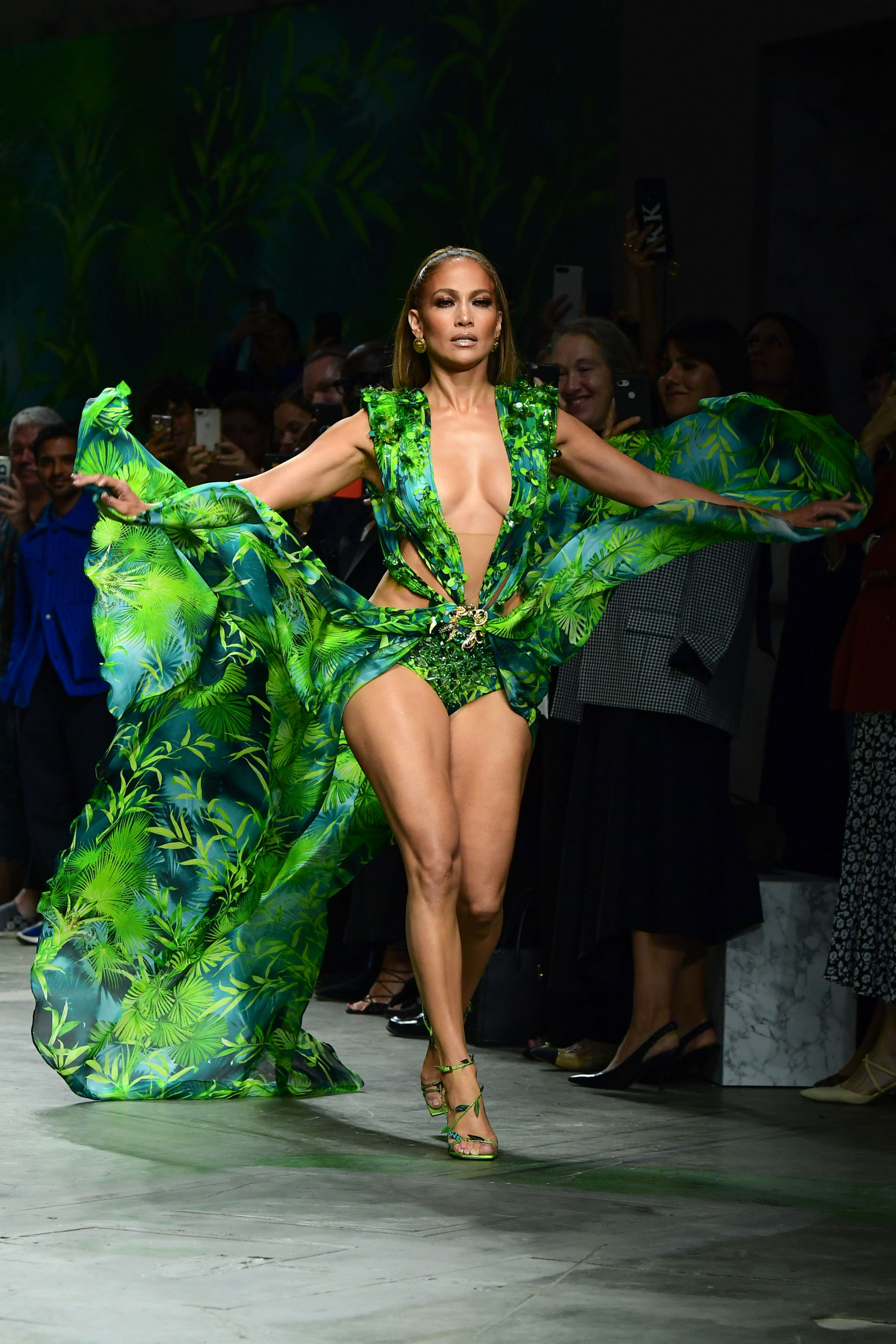 Jennifer Lopez's green Versace dress now available as sneaker