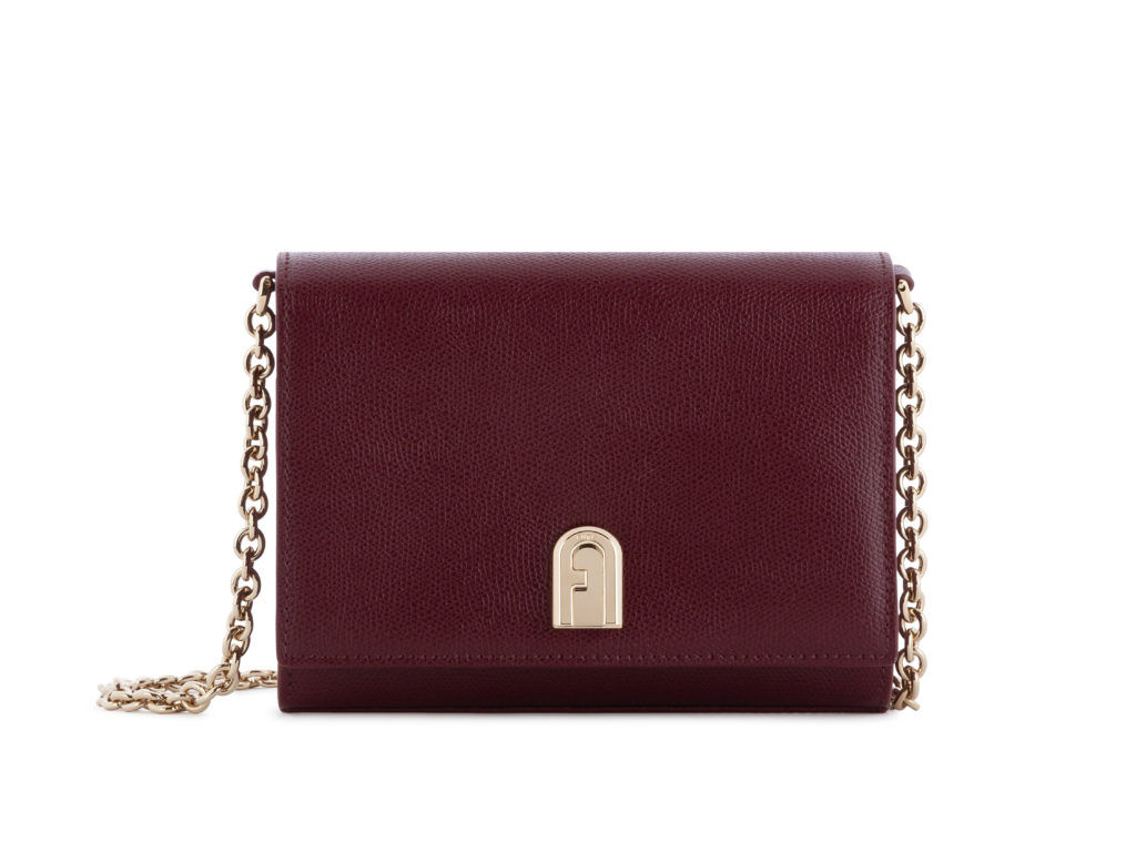 Mini crossbody bag in smooth soft leather with detachable metal strap Furla