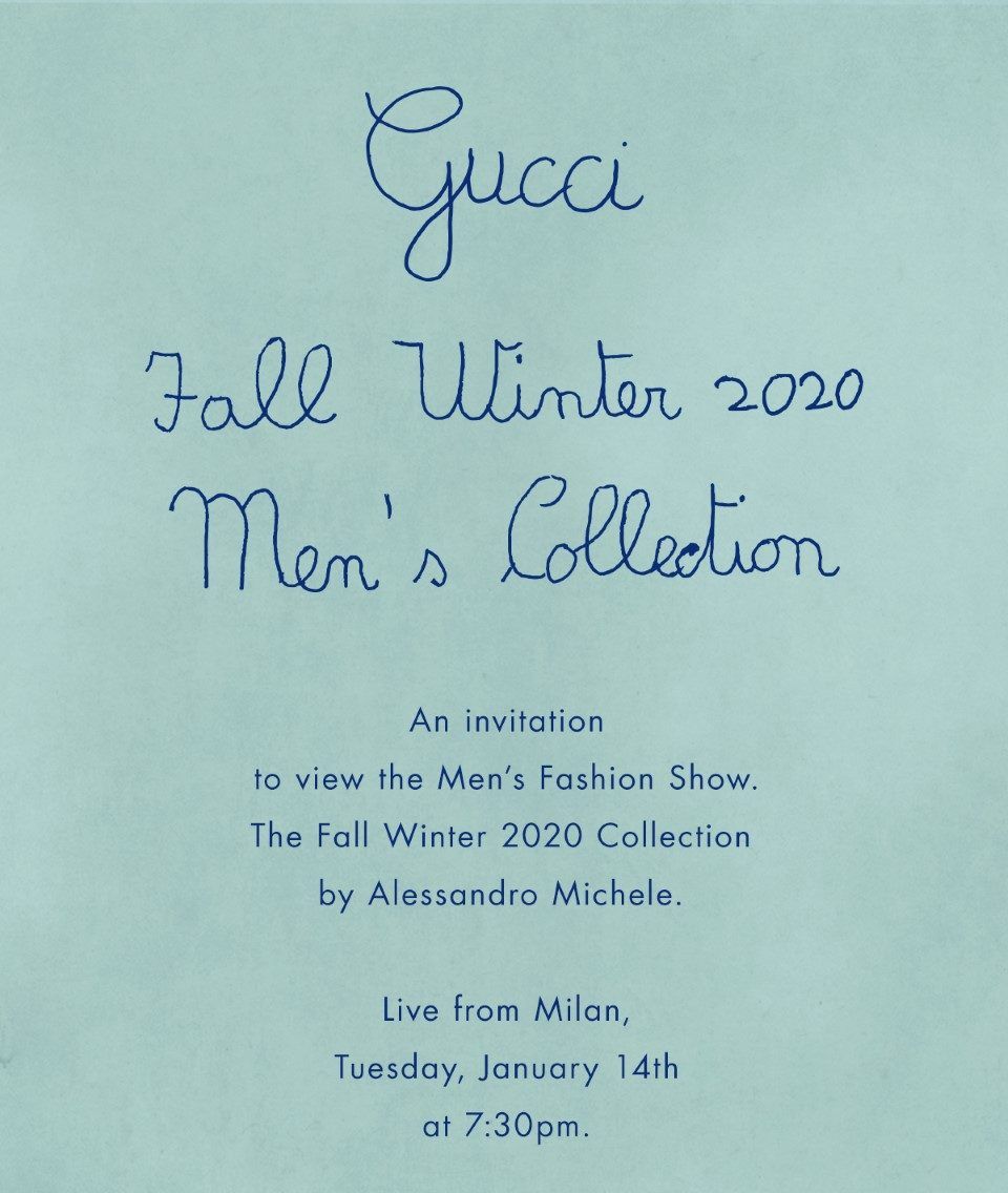 THE FALL-WINTER 2020 COLLECTION