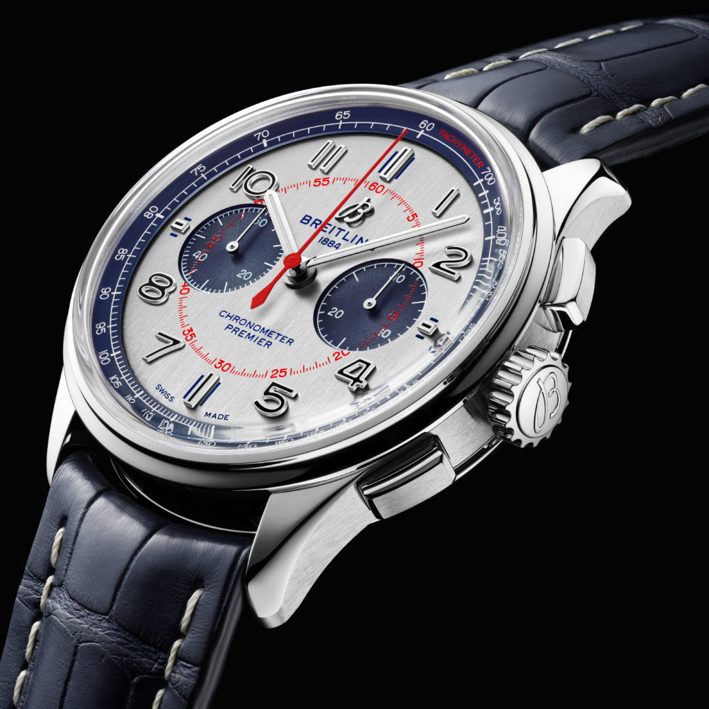 Breitling flashes sporty chic with the Premier B01