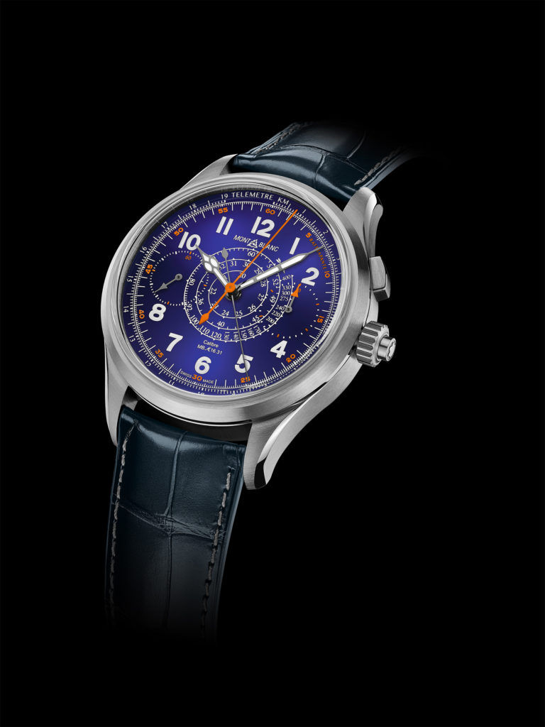 The Montblanc 1858 Split Second Chronograph has all the right touches