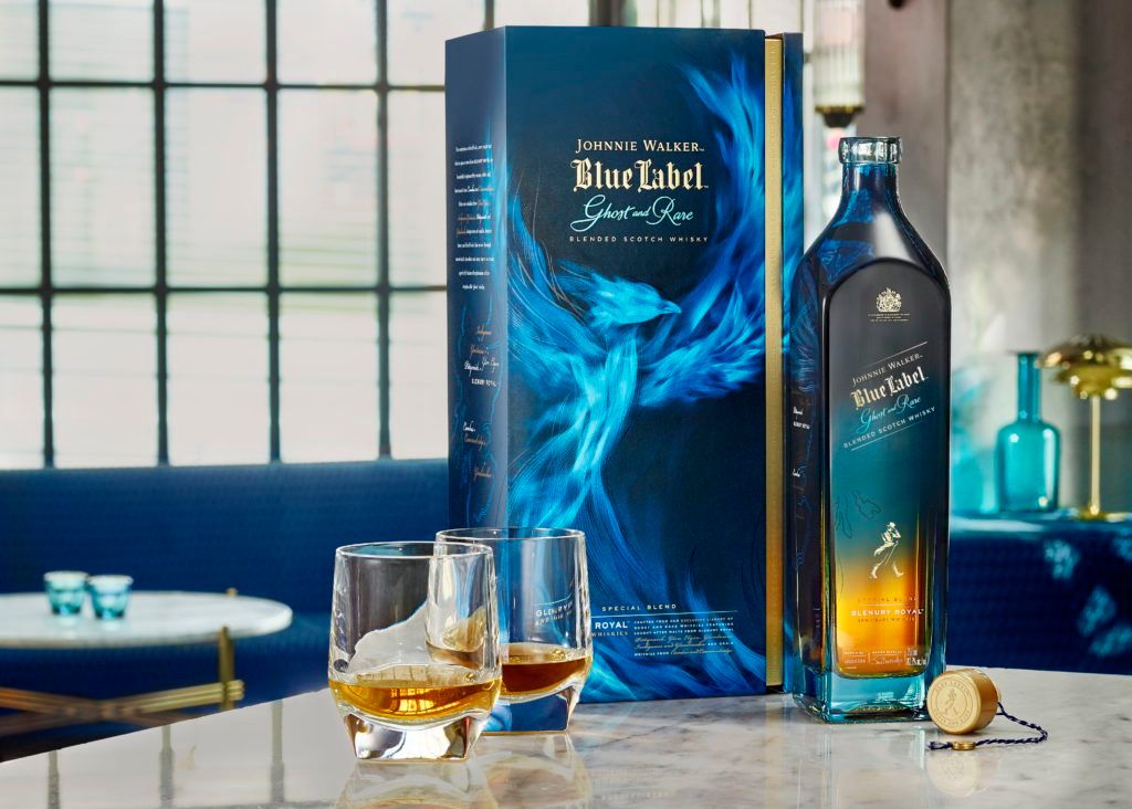 The Royal Highness: Johnnie Walker Blue Label Ghost and Rare Glenury Royal