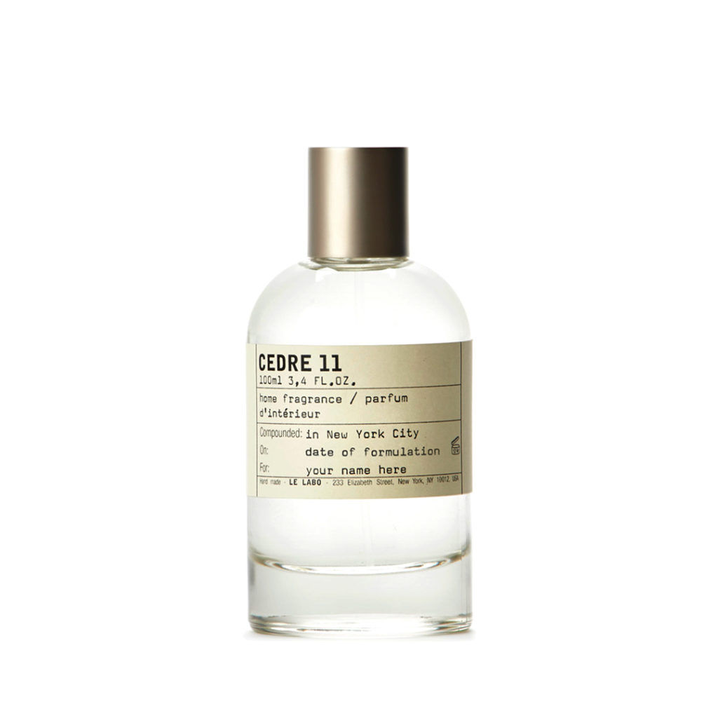 Cedre 11 Home Fragrance, Le Labo. Photo: Le Labo