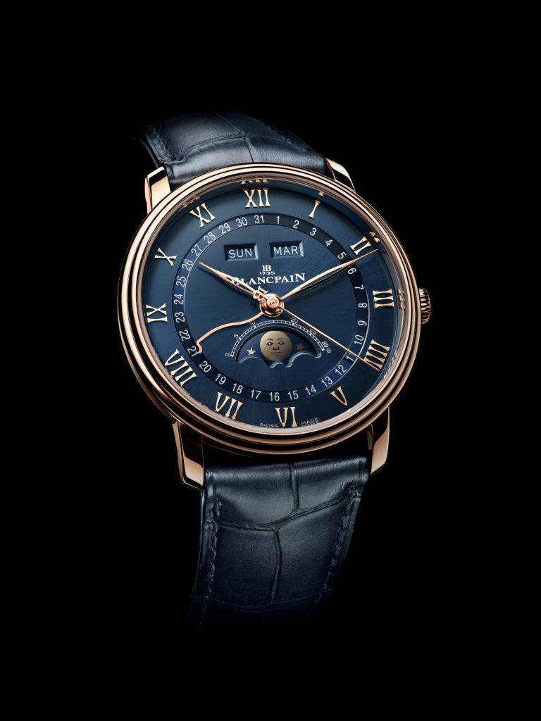 Blancpain refreshes its classic Villeret Quantième Complet with regal livery