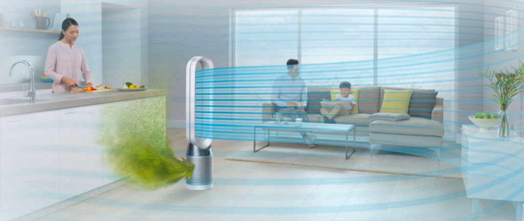 The Dyson Pure Cool Air Purifier Tower Fan Keeps You Cool And Protected