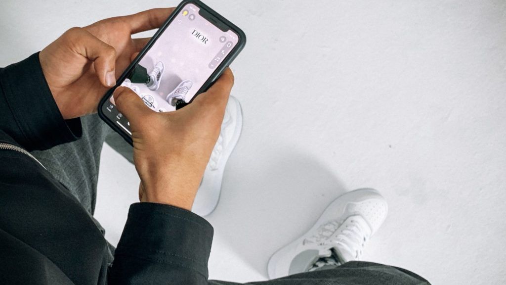 Dior Collaborates With Snapchat To Allow You To Try On Sneakers Virtually