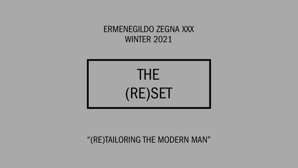 Catch The Ermenegildo Zegna Winter 2021 Phygital Show Live
