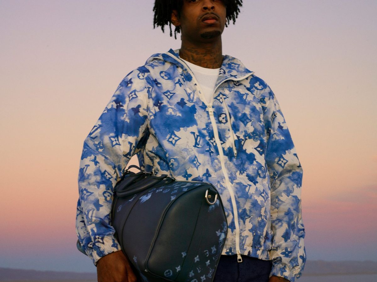 21 Savage Fronts The New Louis Vuitton Summer Capsule Collection