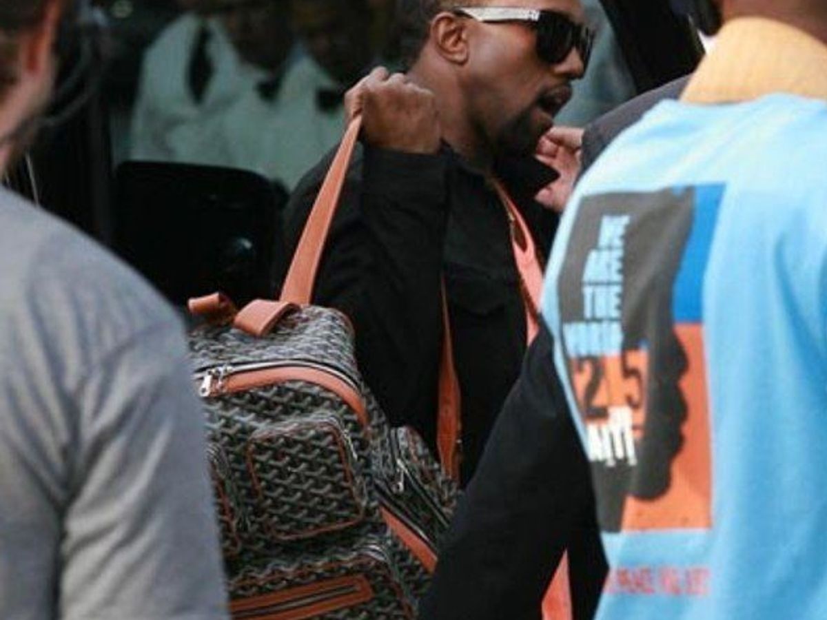 Someone Just Bought The Kanye West Goyard Robot Face Backpack