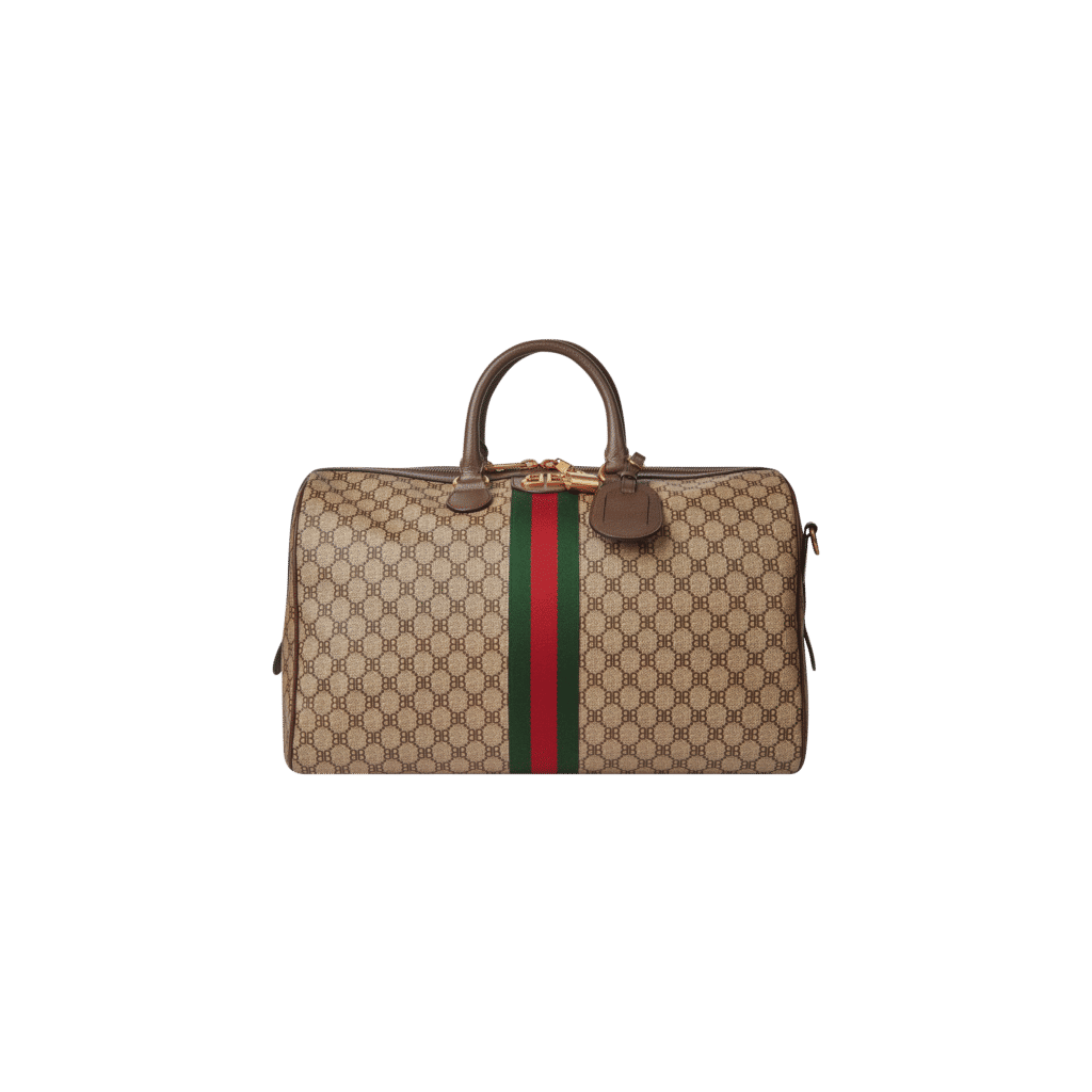 Gucci x Balenciaga Beige/Brown Supreme Canvas The Hacker Project Web  Graffiti Laptop Pouch