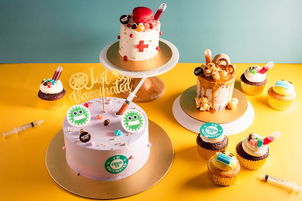 Butter Studio Spreads Positivity Through Vaccine Themed Desserts Butter Studio Spreads Positivity Through Vaccine Themed Desserts