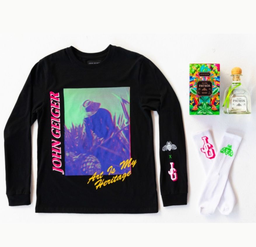 Patrón Tequila Collaborates With John Geiger And SENKOE For Streetwear Collection Patrón Tequila Collaborates With John Geiger And SENKOE For Streetwear Collection