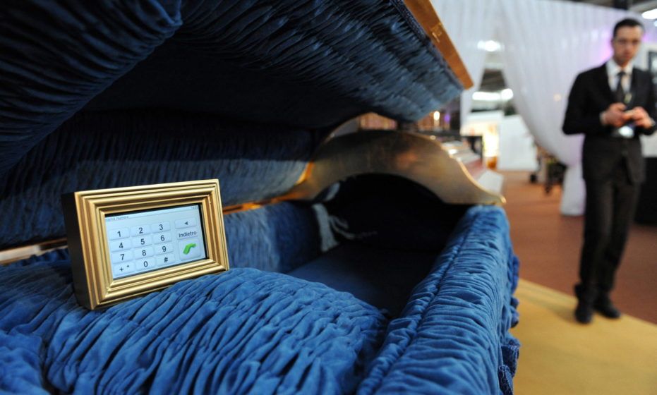 Gold coffin