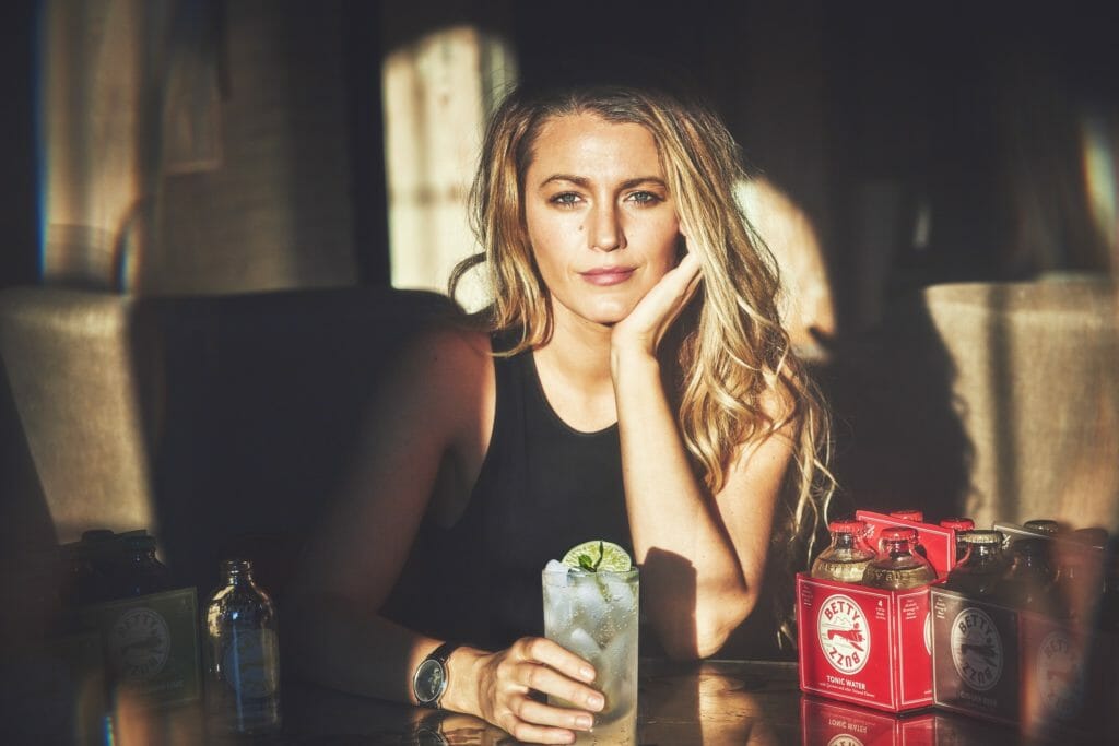 Blake Lively Creates A Buzz With Her New Sparkling Mixers