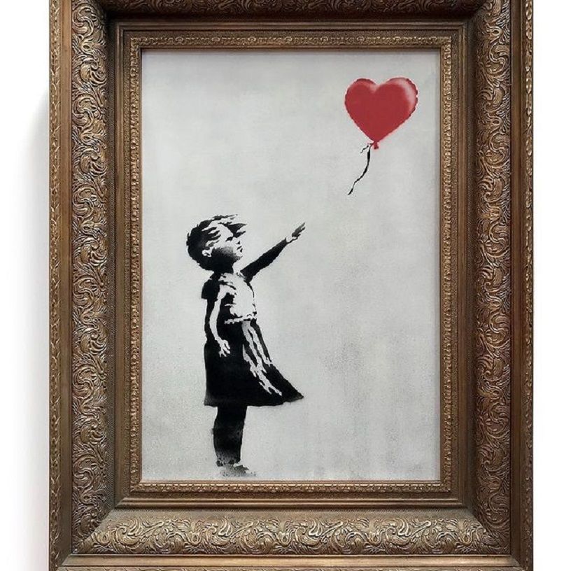 Banksy Love is in the Bin