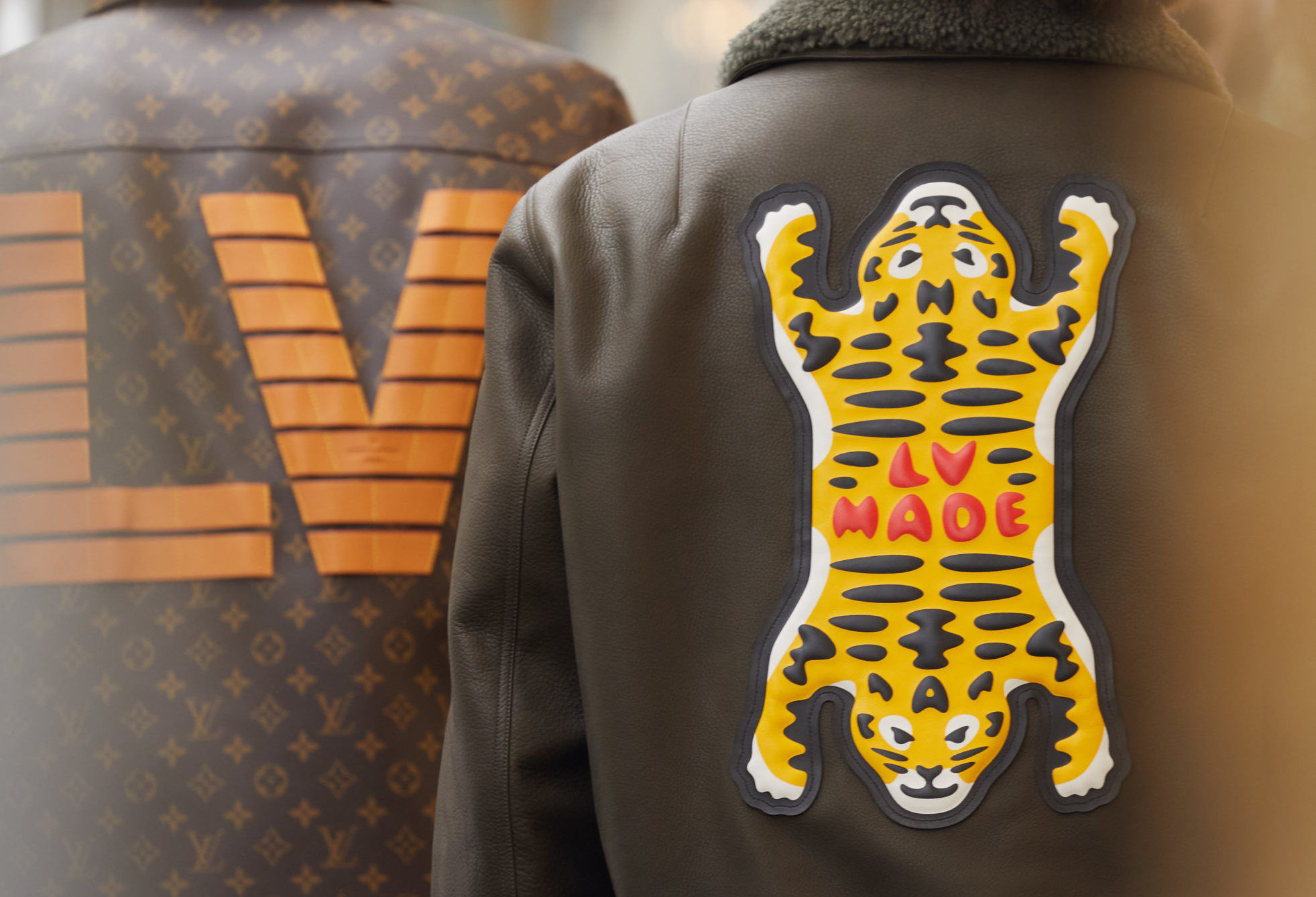 Louis Vuitton Men's Nigo Denim Varsity Jacket