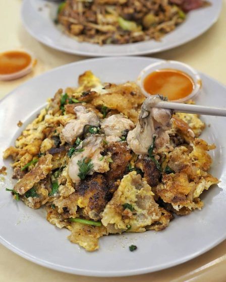 Hougang Oyster Omelette & Fried Kway Teow