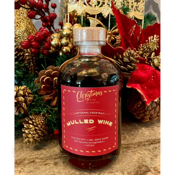 Artisanal mulled wine from Fullerton Hotel