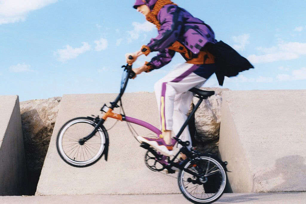 Kenzo And Brompton Collaborate For A Foldable Bike