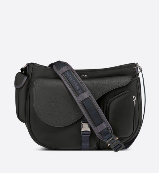 Dior and Sacai Saddle Soft Bag
