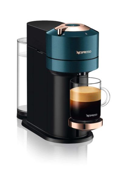 Nespresso Vertuo Next coffee machine in teal