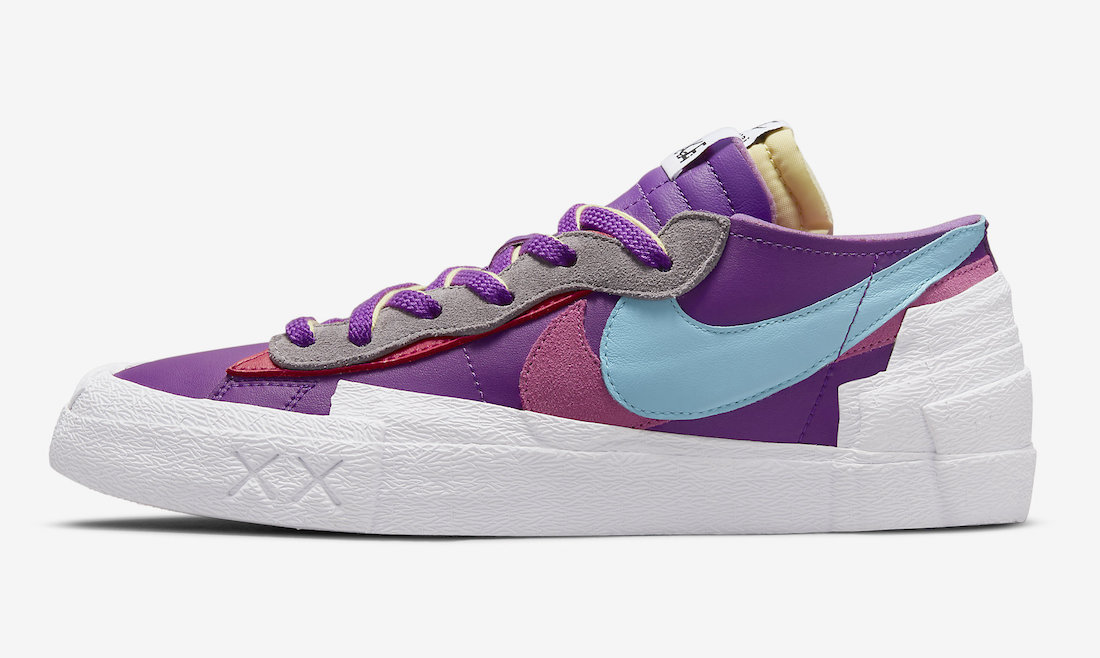 Kaws x Sacai x Nike Blazer Low "Purple Dusk"