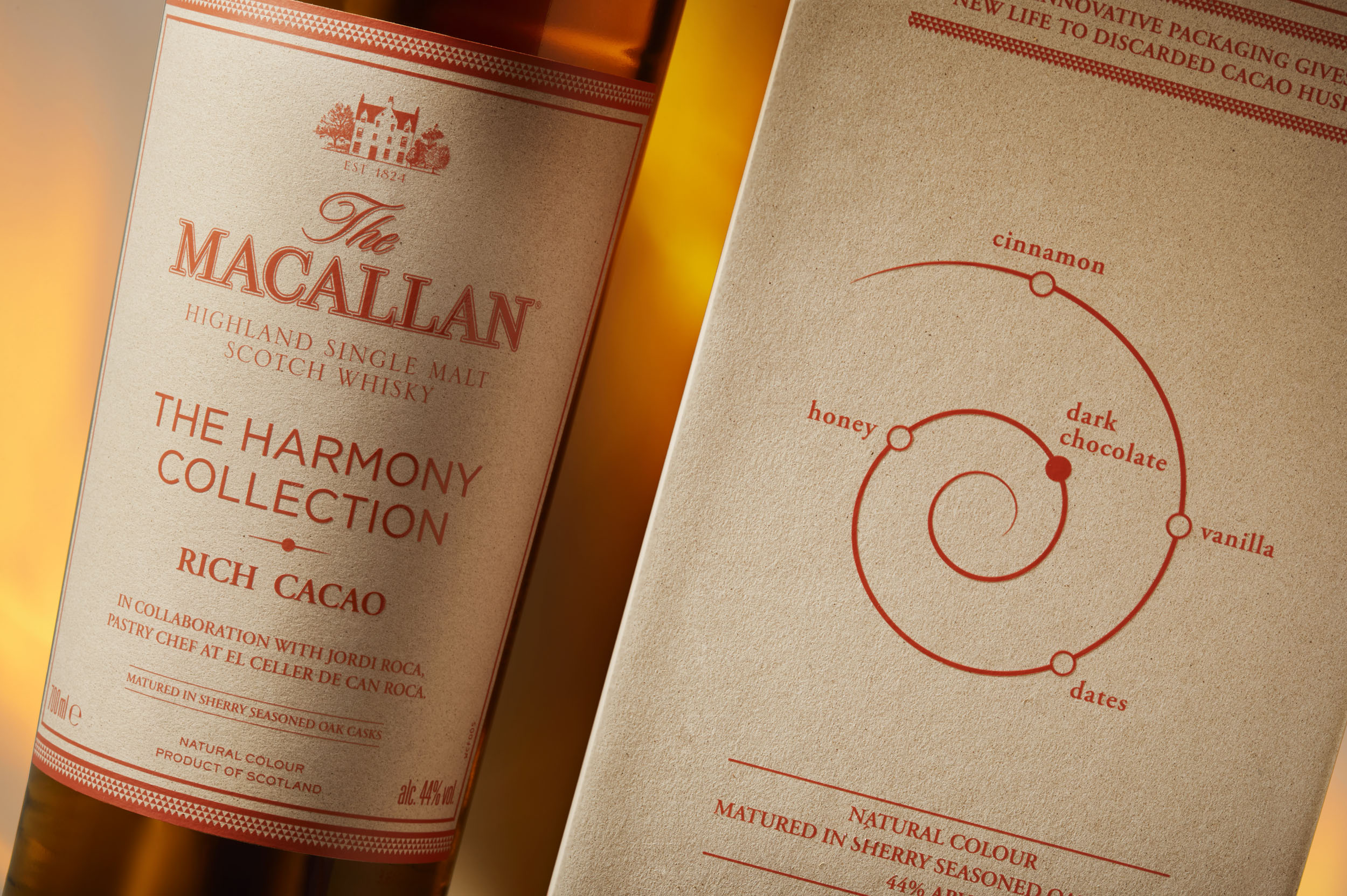 macallan cacao sustainable packaging