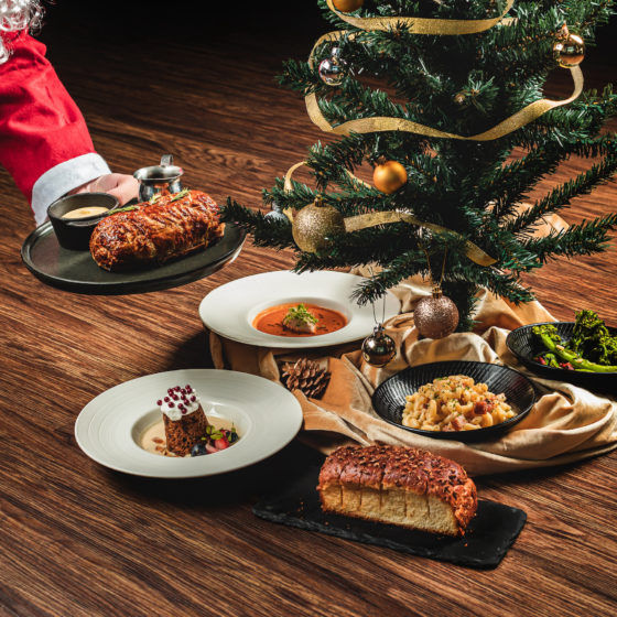 Three course Christmas set menus at Level33