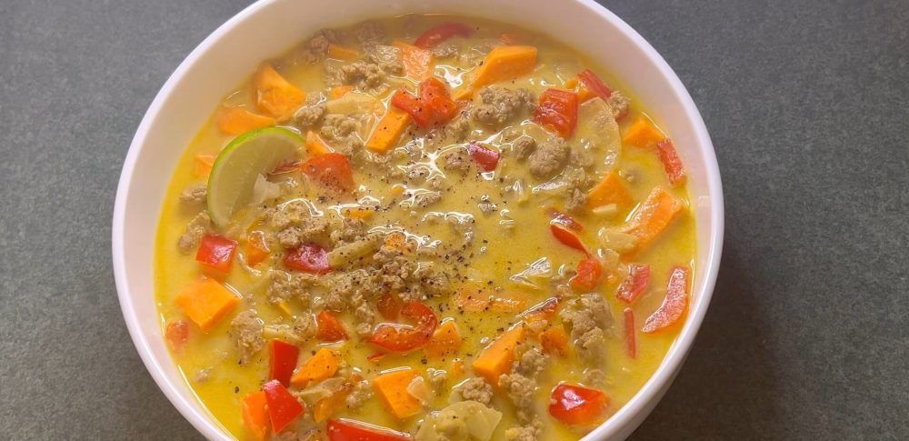 Thai-style coconut curry turkey