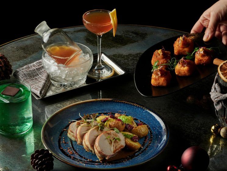 Early celebrations and a four course dinner at Manhattan
