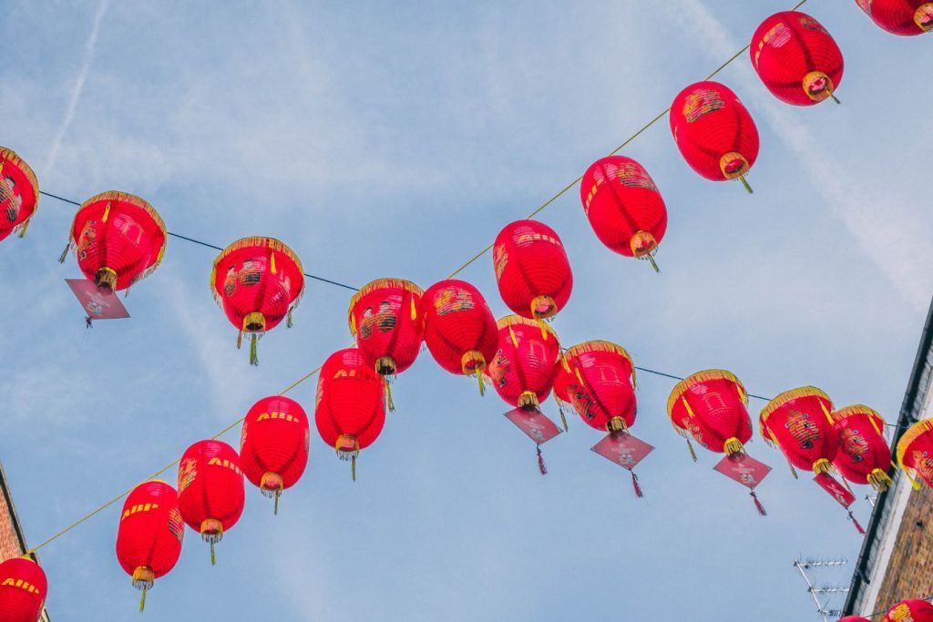 Lunar new year red color