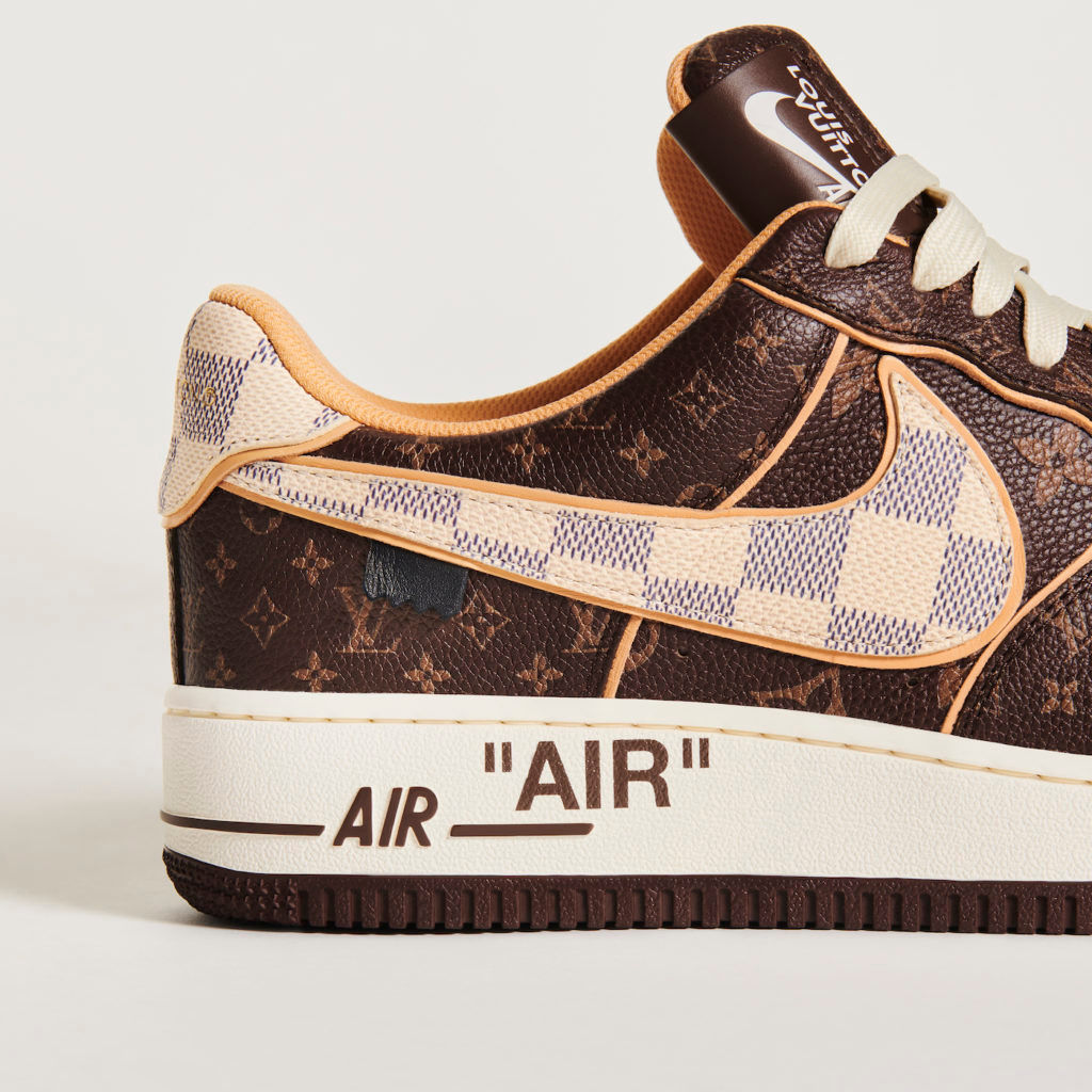 Nike x Louis Vuitton Air force 1 by Virgil Abloh Met Gold / Met