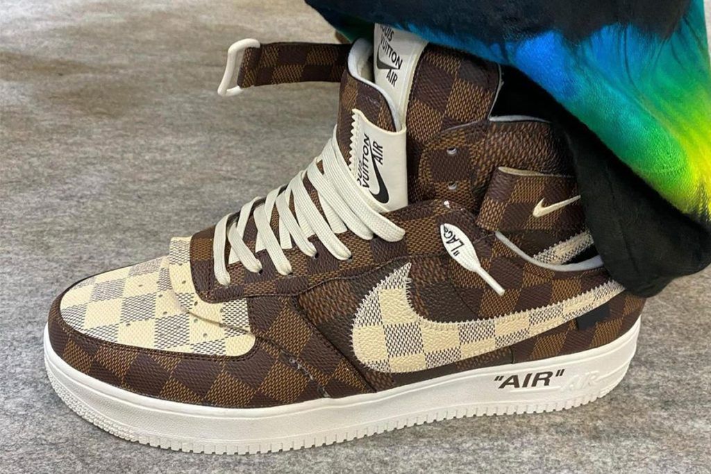 Louis Vuitton x Nike Air Force 1 Friends and Family Pairs