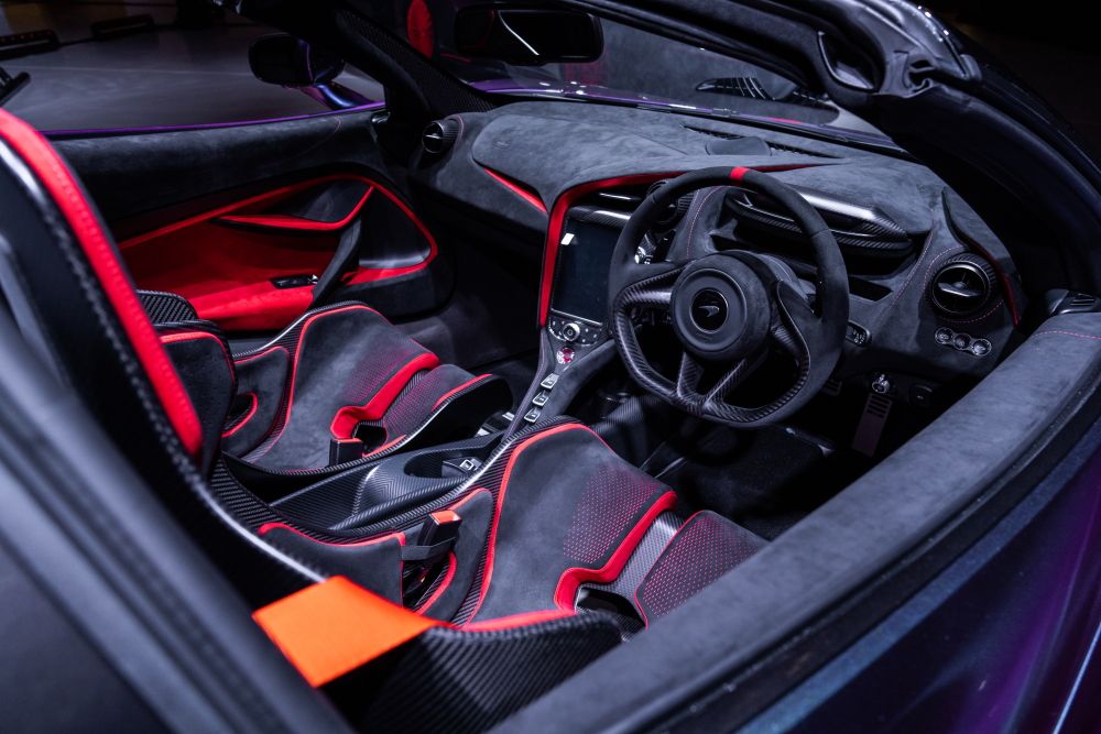McLaren 765LT Spider Singapore interior